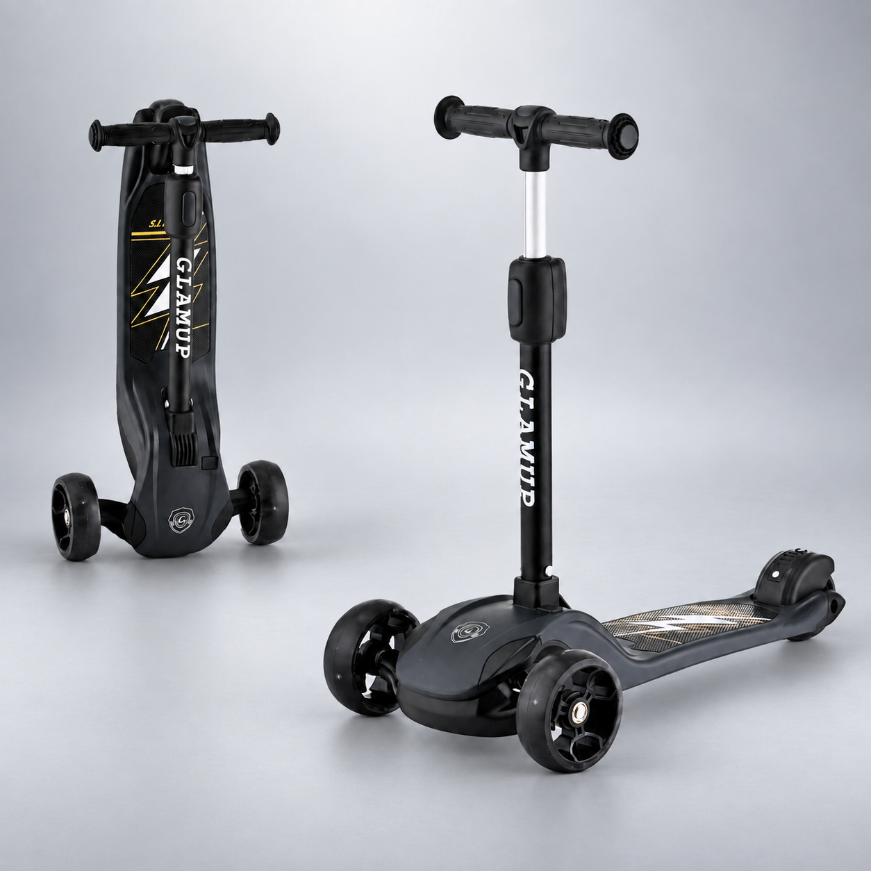 Kids scooter model 1003 in black